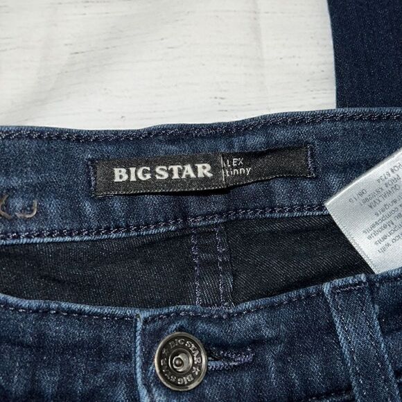 Big Star Alex Skinny Stretch Denim Jeans Dark Wash Stretch sz 27 READ - Picture 5 of 7